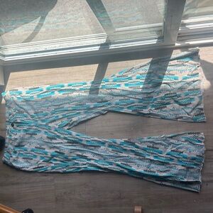 Stylish Patterned Flare Pants